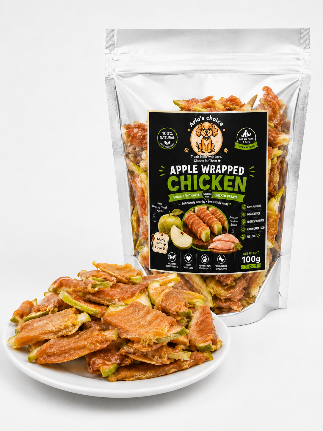 Apple Wrapped Chicken Treats
