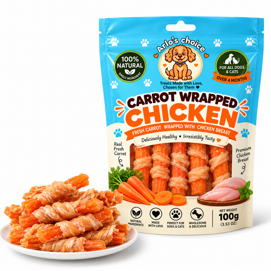 Carrot Wrapped Chicken Treats